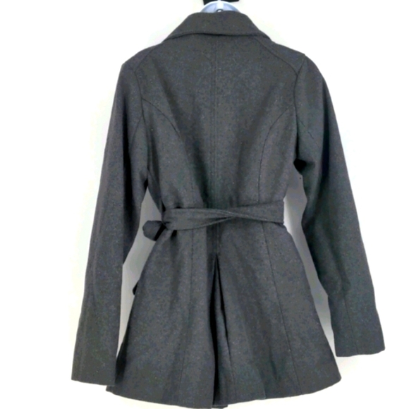 Iris Basic brand Gray Thick Winter Peacoat Jacket Button Extra Large 🧥 - Picture 4 of 5